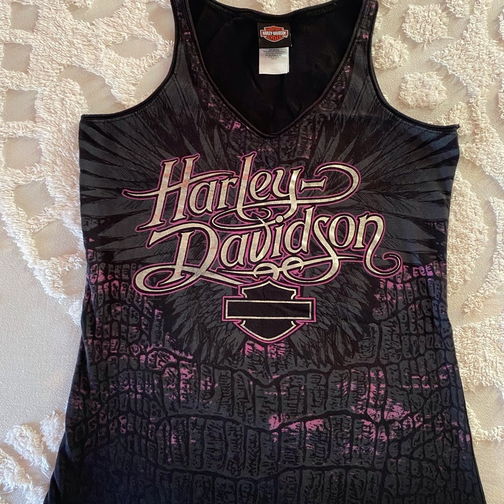 Vintage Ladies HarleyDavidson Tank